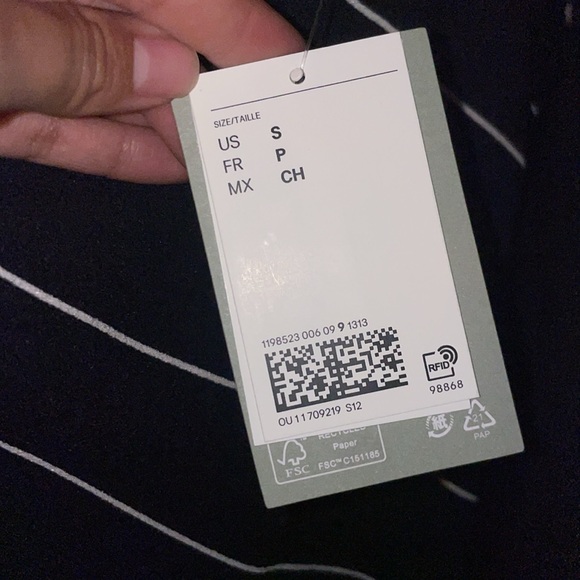 NWT H&M Draped Mini Dress - Picture 3 of 3